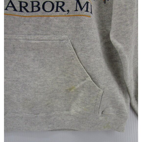 VINTAGE University of Michigan Wolverines Sweatshirt Medium TNT 90s * - Picture 4 of 14